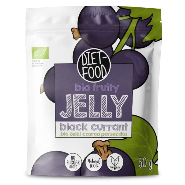Bio vaisių želė juodųjų serbentų 50 g